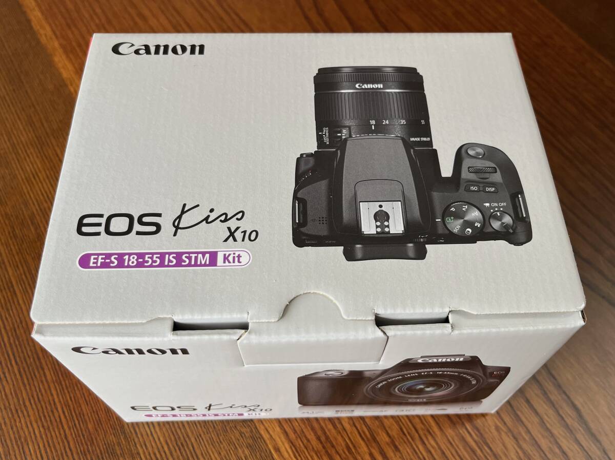 Canon キャノン デジタル一眼レフカメラ デジカメ EOS Kiss X10 標準ズームキット 黒 ブラック　 送料無料 新品未使用
