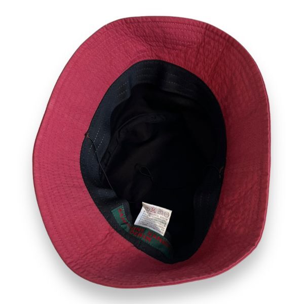  made in Japan KATHARINE HAMNETT DENIM Katharine Hamnett Denim switch line tape cotton nylon bucket hat hat red group 