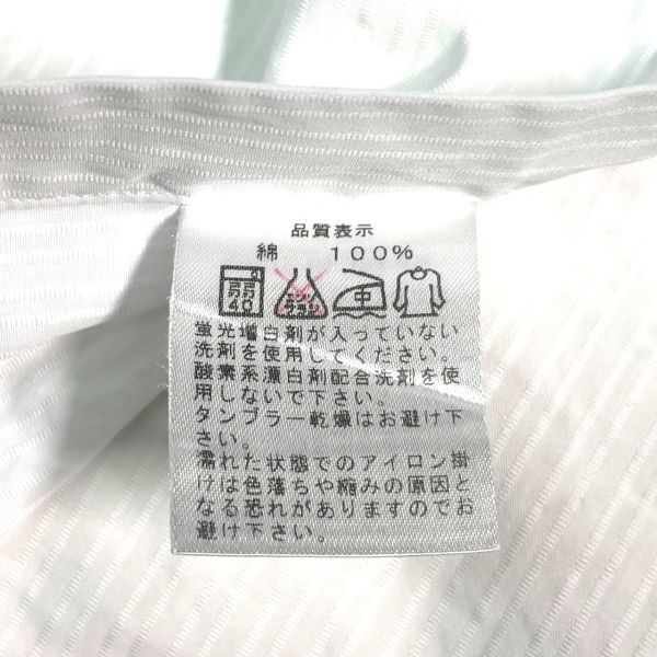 鎌倉シャツ Maker's Shirt 鎌倉 ボタンダウン 長袖 コットン シャツ ピンストライプ ワイシャツ スーツ カジュアル 41/83 ホワイト 白の画像5