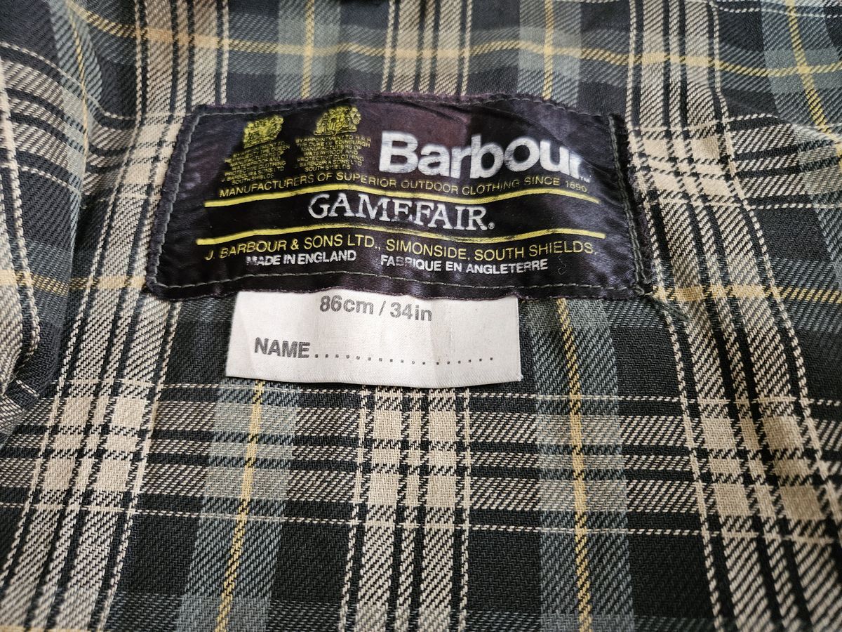 古着　ビンテージ　Barbour　バブアー　GAMEFAIR　_画像3