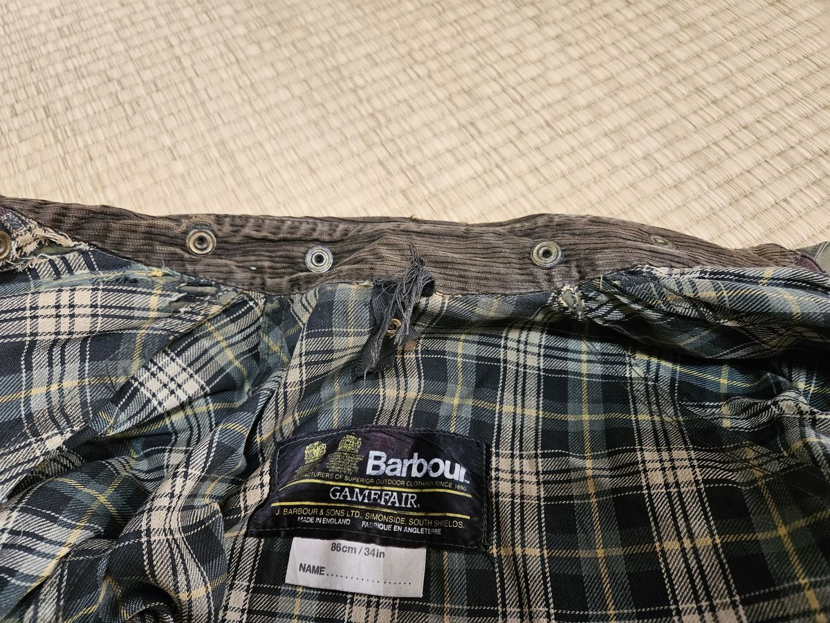 古着　ビンテージ　Barbour　バブアー　GAMEFAIR　_画像5