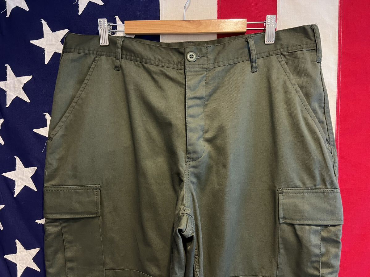 *ROTHCO* Rothco *B.D.U. PANTS* cargo pants * army bread * military * button fly *6 pocket * olive green * khaki *L size *