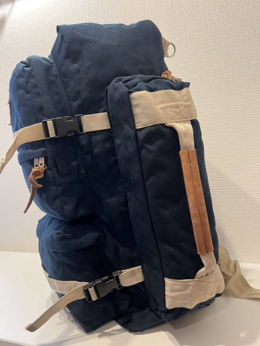 ★80s★90s★USA製★EASTPAK★イーストパック★バックパック★ショルダーバッグ★トラベルバッグ★大容量★ネイビー★紺★ヴィンテージ★_画像3