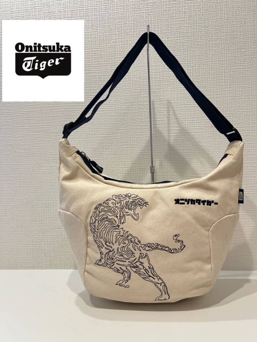 ★Onitsuka Tiger★オニツカタイガー★Sasuke Messenger★メッセンジャーバッグ★ショルダーバッグ★斜め掛け★キャンバス★刺繍ロゴ★_画像1