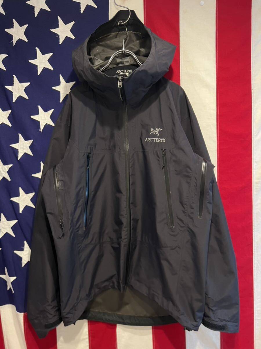 ★Arc’teryx★アークテリクス★GORE-TEX★ゴアテックス★ALPHA SL JACKET★アルファSLジャケット★ナイロン★ブラック★黒★Mサイズ★の画像3