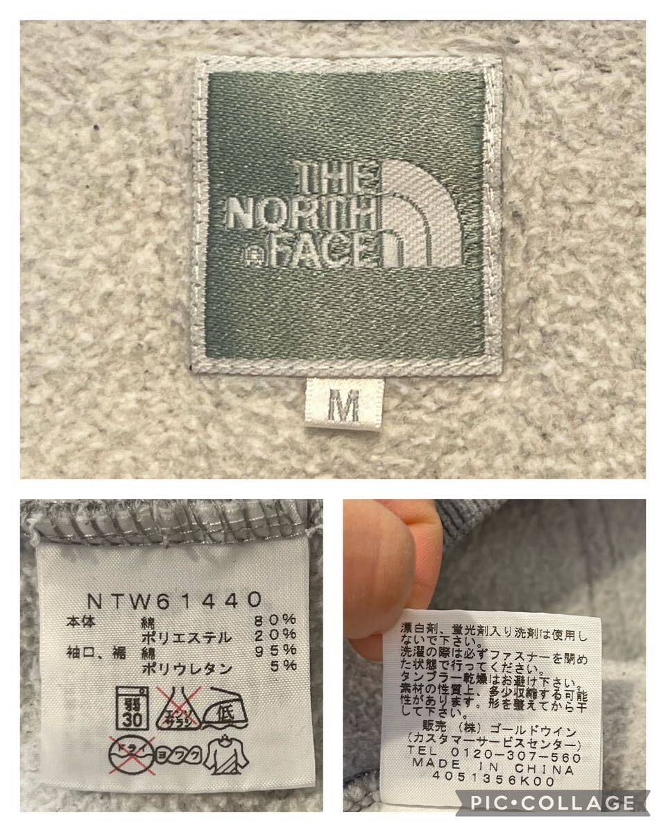 ★ゴールドウイン★YKK★THE NORTH FACE★ノースフェイス★リアビューフーディーパーカー★刺繍ロゴ★NTW61440★グレー★Mサイズ★_画像7