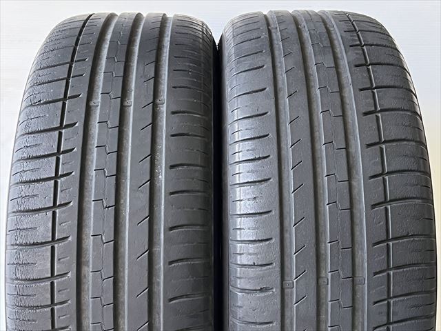 中古 ホイールタイヤ 4本 215/50R17 2018年製 5分山 ホットスタッフ ヴァ―レン ラジアル タイヤ ピレリ P7 EVO_画像5