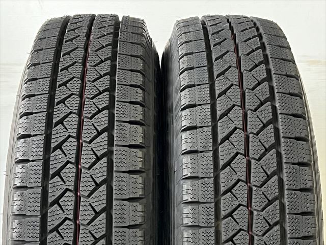 中古 ホイールタイヤ 4本 195/80R15 2019年製 9.9分山 トヨタ ハイエース純正 ラジアル タイヤ ブリヂストン VL1_画像10