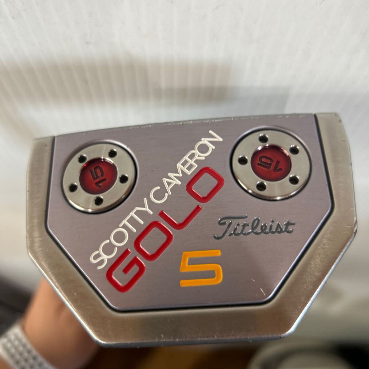 送料無料★左利き用★SCOTTY CAMERON GOLO5 34インチ スコッティキャメロン タイトリスト パター Titleist 管理番号14488