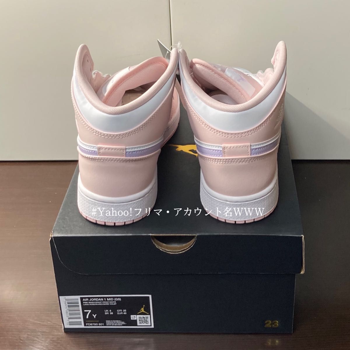 新品25cm】NIKE AIR JORDAN1MID (GS) エアジョーダン1 ピンク 新品25cm】NIKE AIR JORDAN1MID (GS) エアジョーダン1 ピンク