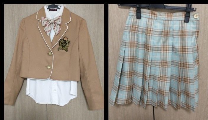 レピピアルマリオ 卒服 スーツ ジャケット ブレザー スカートパンツ キュロット リボン フォーマル 卒業式 160 L M