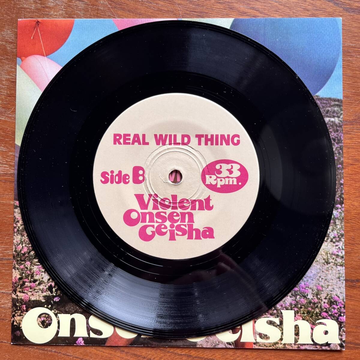 【7インチ 和モノ ノイズ SEXY ヌードジャケ】暴力温泉芸者『BALLOON COLLECTOR IN THE WILDERNESS,REAL WILD THING』VIOLENT ONSEN GEISHA_画像4