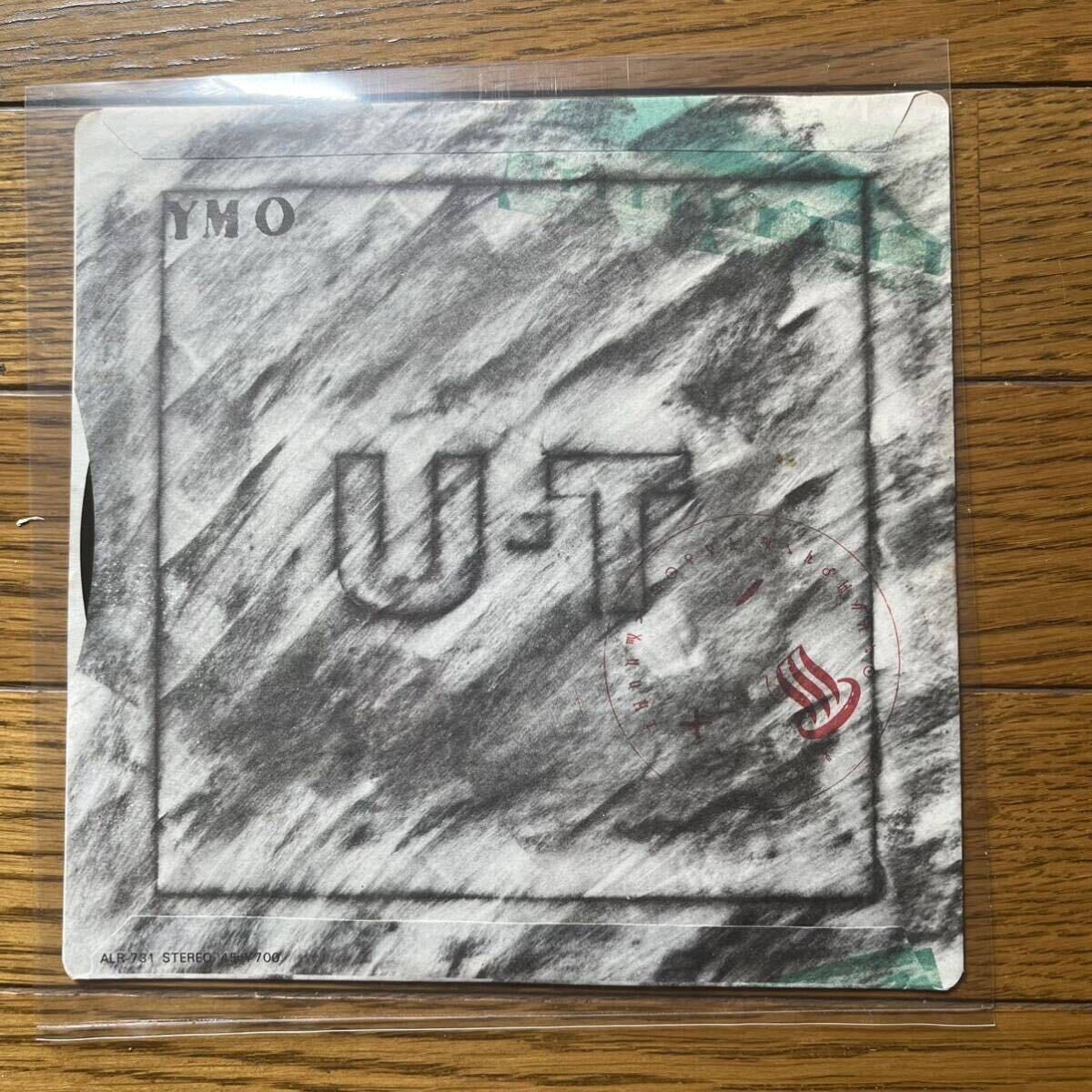 貴重盤 7インチレコード YMO Cue UT 坂本龍一 細野晴臣 高橋幸宏_画像2