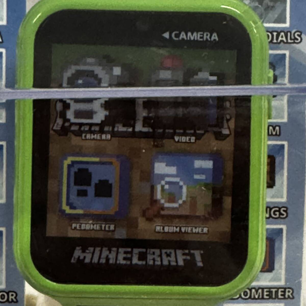 Minecraft マインクラフト タッチスクリーンインタラクティブスマートウォッチ グリーン スマートウォッチの画像4