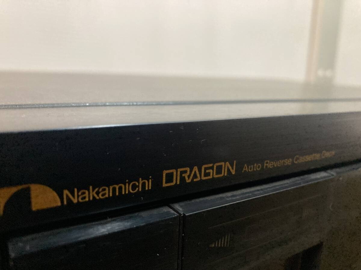 Nakamichi /ナカミチ DRAGON Auto Reverse Cassette Deck ドラゴン/DRAGON カセットデッキ 現状 ジャンク品 の画像5