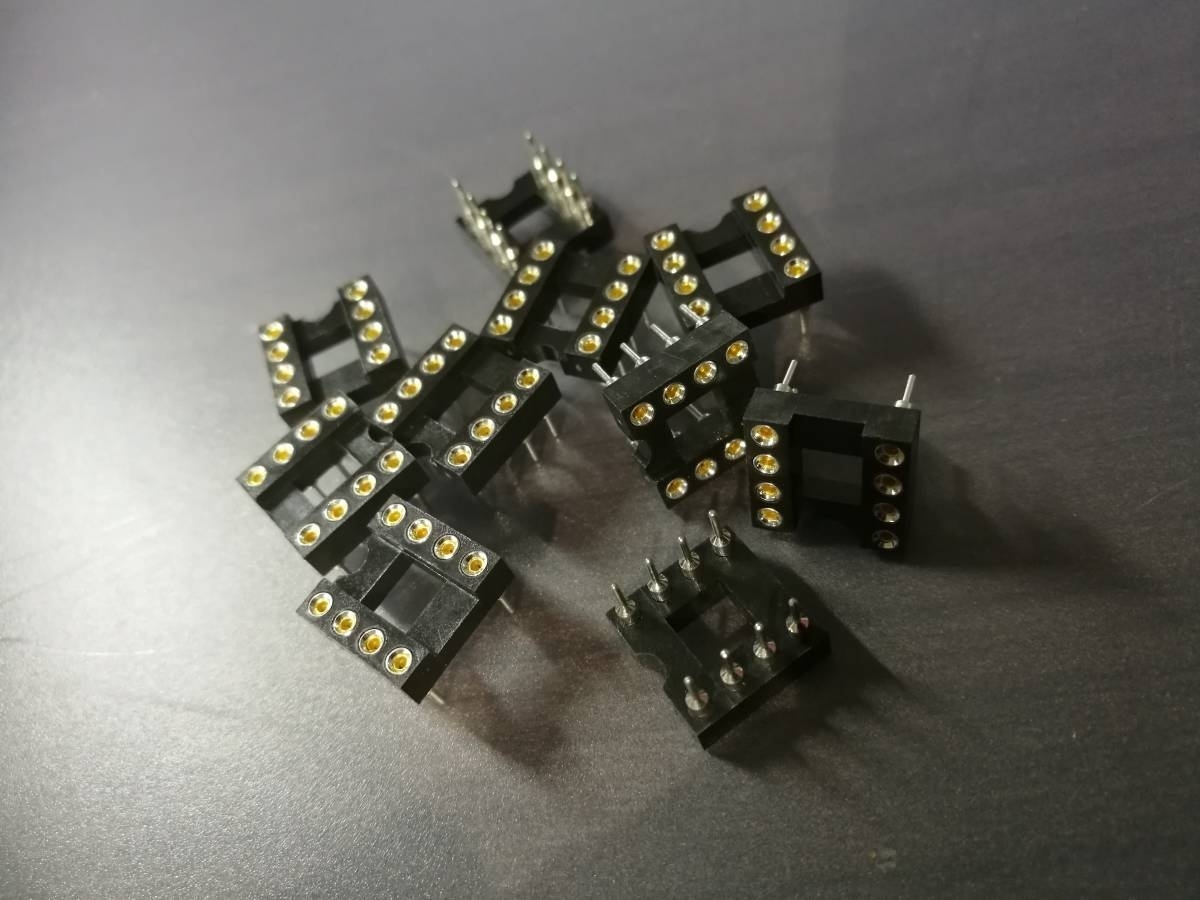 ope amplifier circle pin IC socket DIP 8 goods 2.54mm 10 piece set 