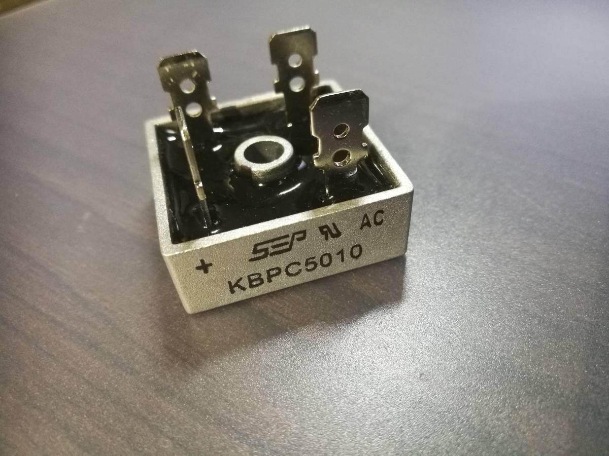 KBPC5010 単相ブリッジダイオード 1000V 50A 金属ケース_画像1