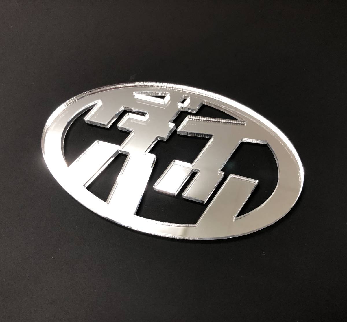  Daihatsu эмблема акриловая пластина 3mm матовый черный 110mm×67mm цвет модификация, размер модификация возможность!