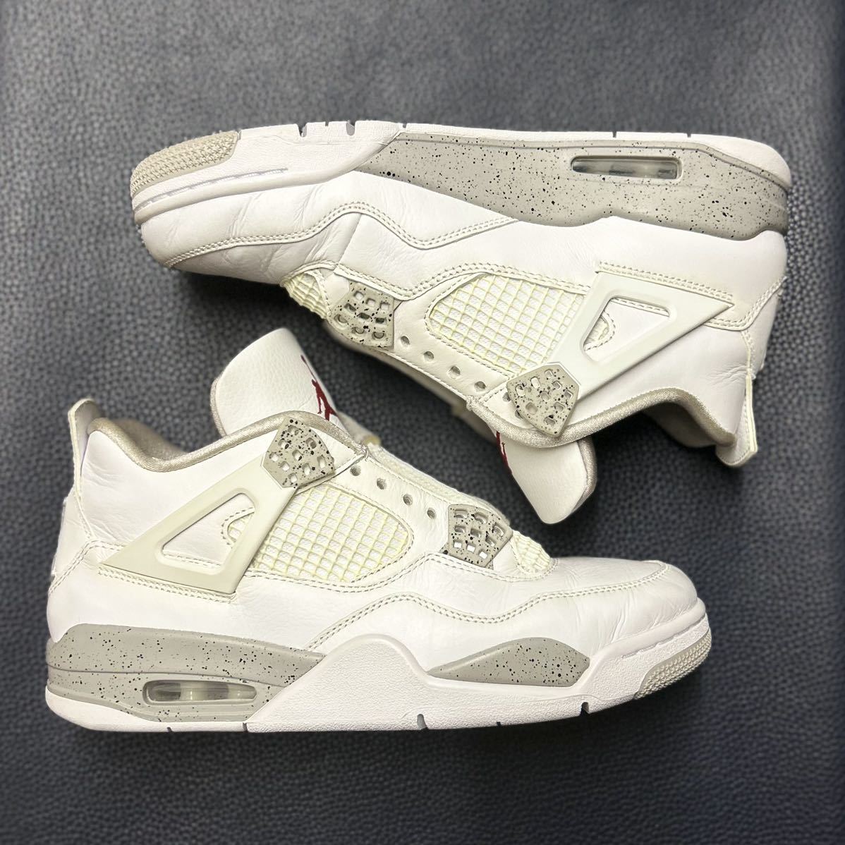 NIKE/ナイキ AIR JORDAN 4 RETRO TECH WHITE/エア ジョーダン4 レトロ テックホワイト CT8527-100/26.5cmの画像3