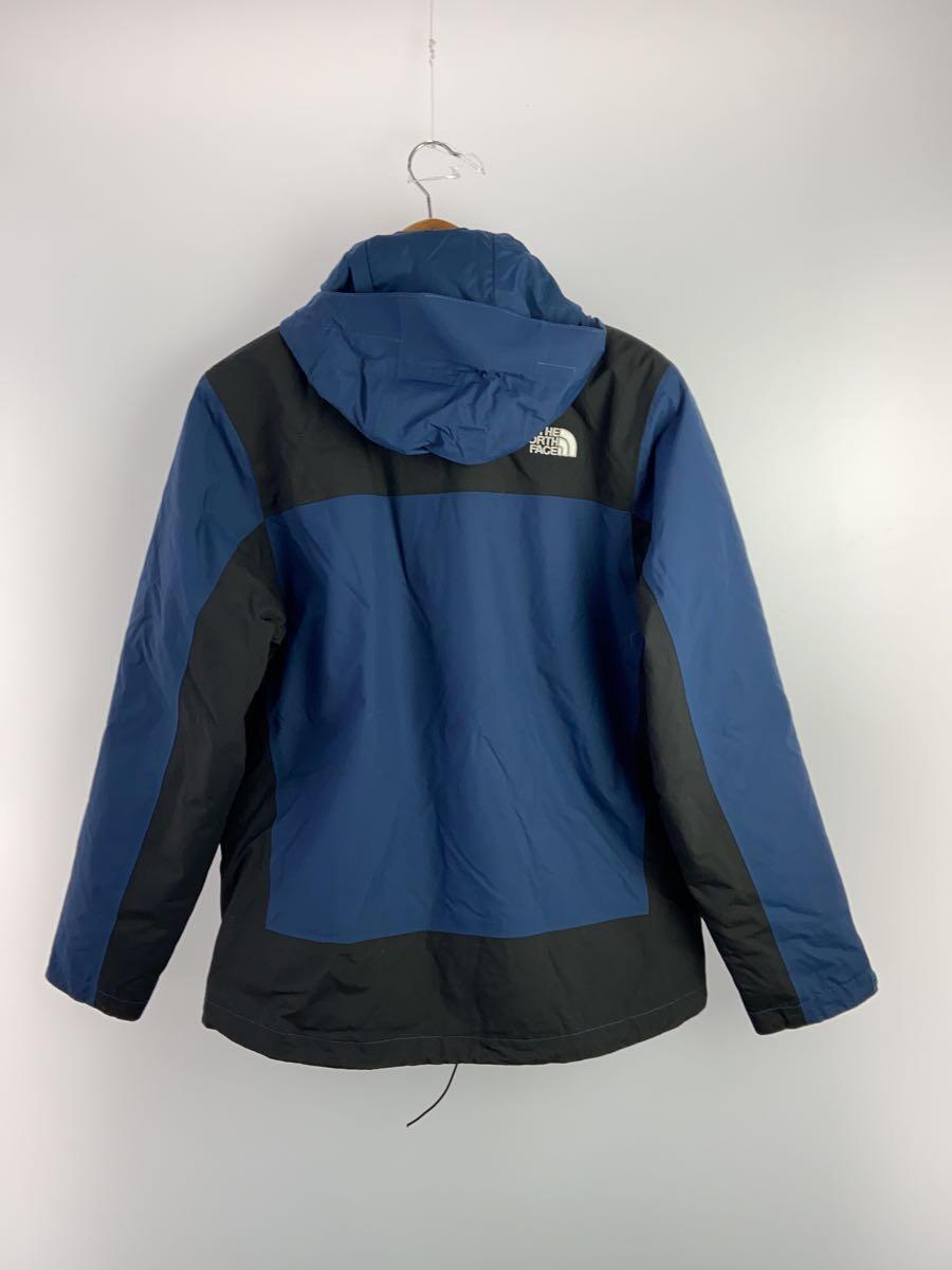 THE NORTH FACE◆LONE PEAK TRI JKT/ライトダウンライナー脱着可能/S/ナイロン/NVY/※襟汚れ有_画像2