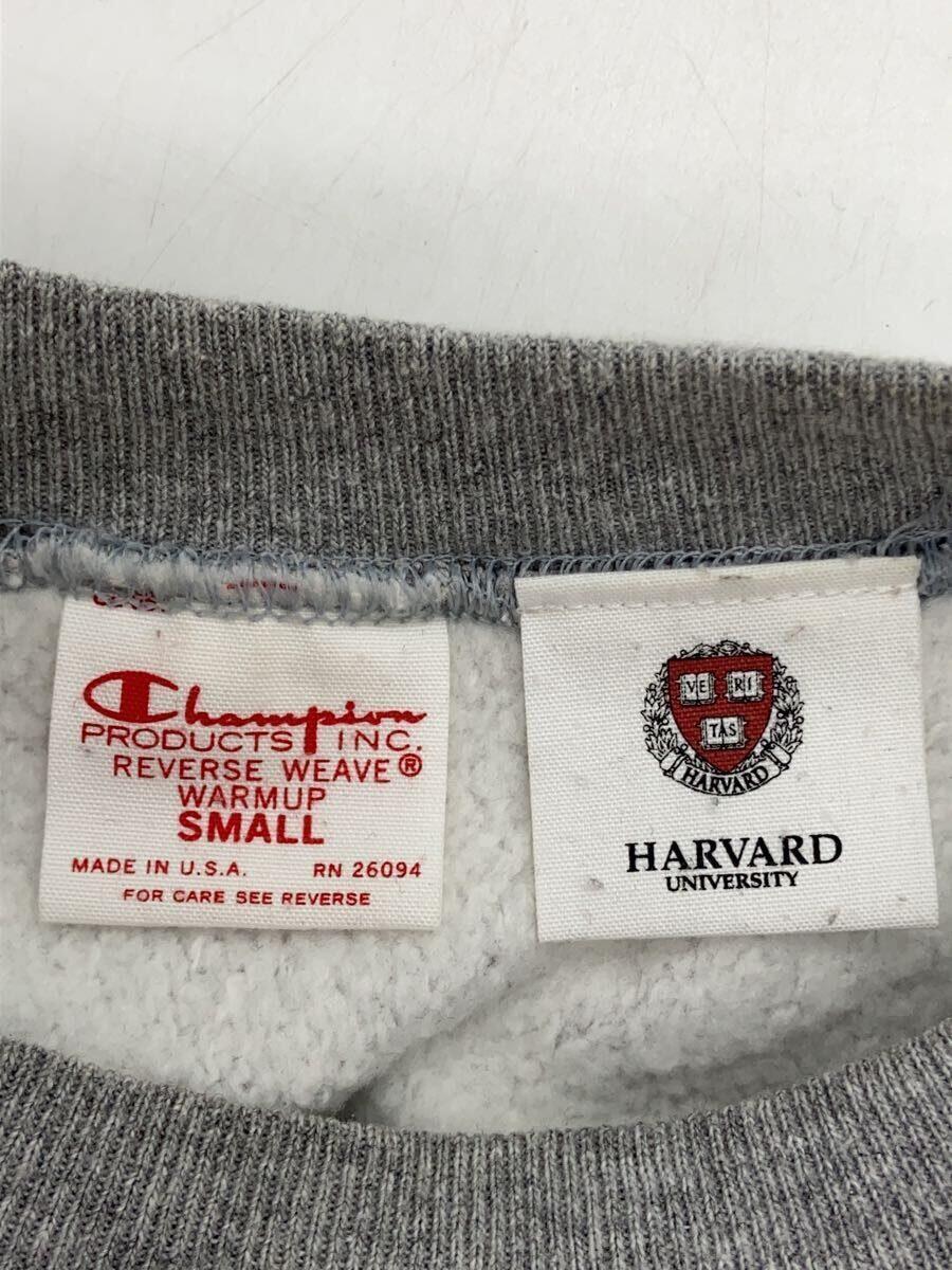 Champion◆HARVARD/REVERSE WEAVE CREW NECK SWEAT/スウェット/S/コットン_画像3