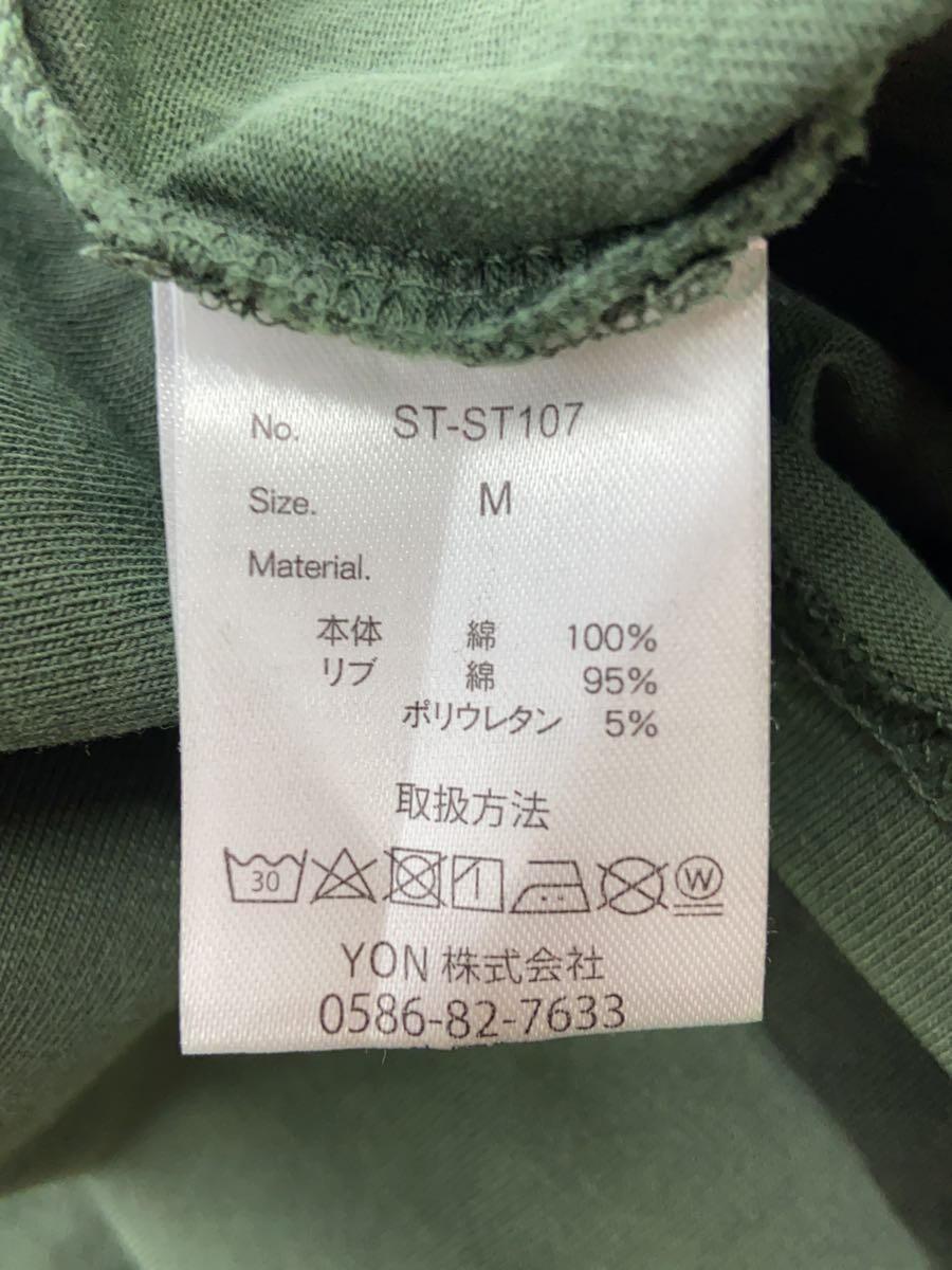 Starter Black Label◆Tシャツ/M/コットン/GRN/無地/ST-ST107_画像4