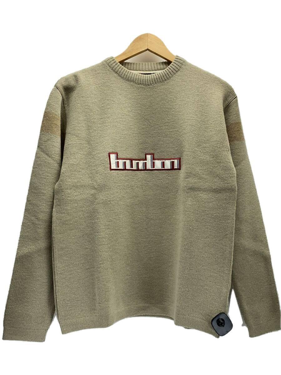 BURTON◆セーター(厚手)/XS/アクリル/BEG/無地_画像1