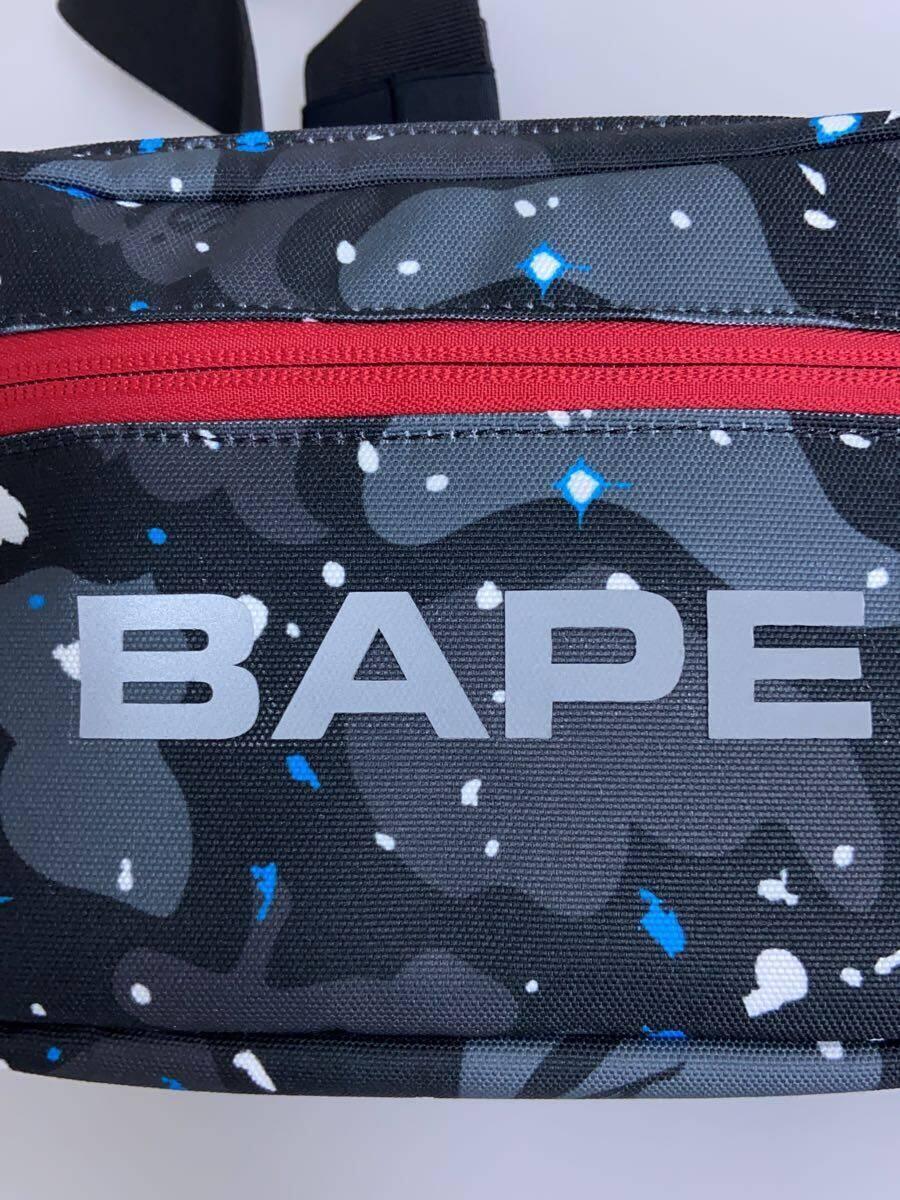 A BATHING APE◆BASE Space Camo Waist Bag/バッグ/ナイロン/アベイシングエイプ_画像5