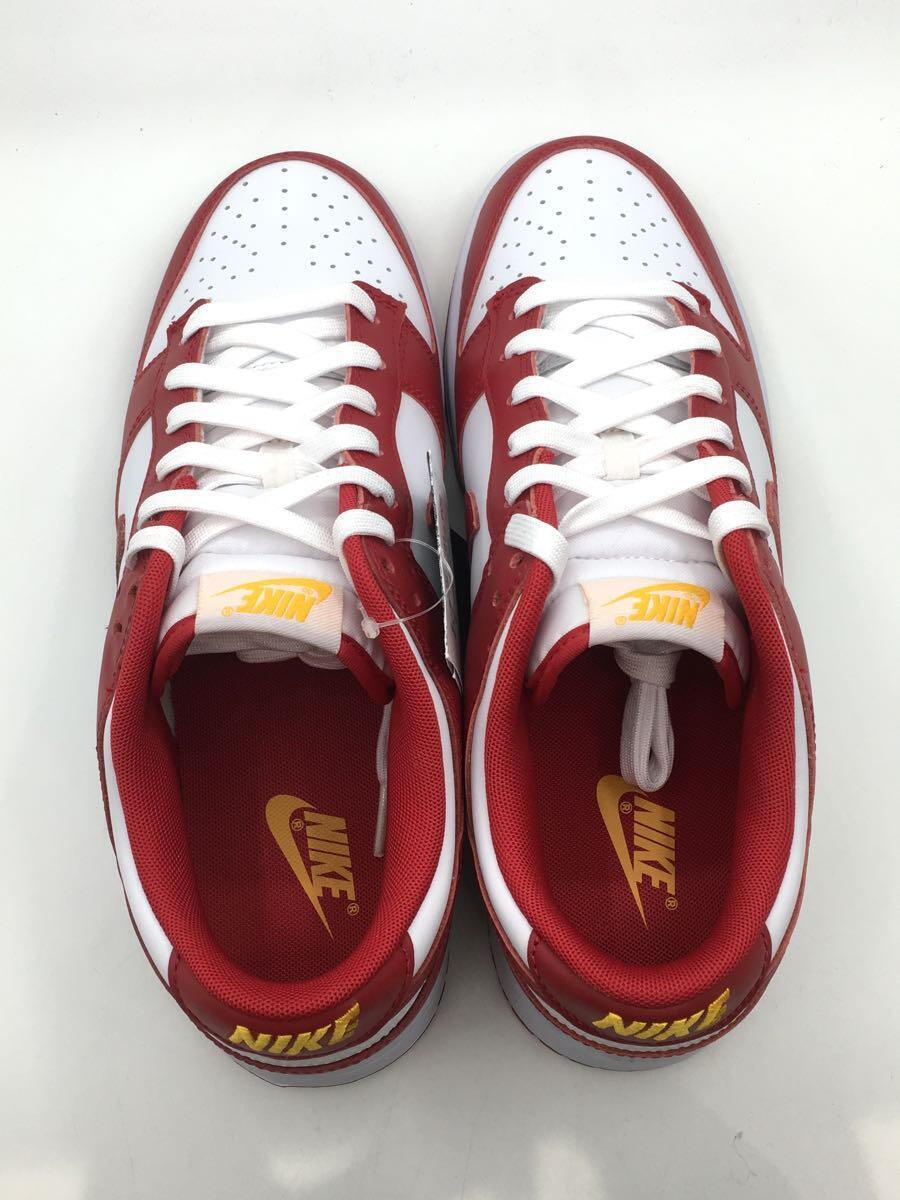 NIKE◆DUNK LOW RETRO_ダンク ロー レトロ/28cm/RED_画像3