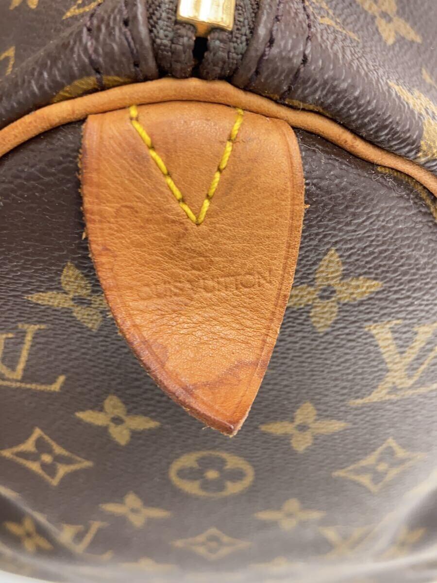 LOUIS VUITTON◆キーポル45_モノグラム・キャンバス_BRW/PVC/BRW_画像5