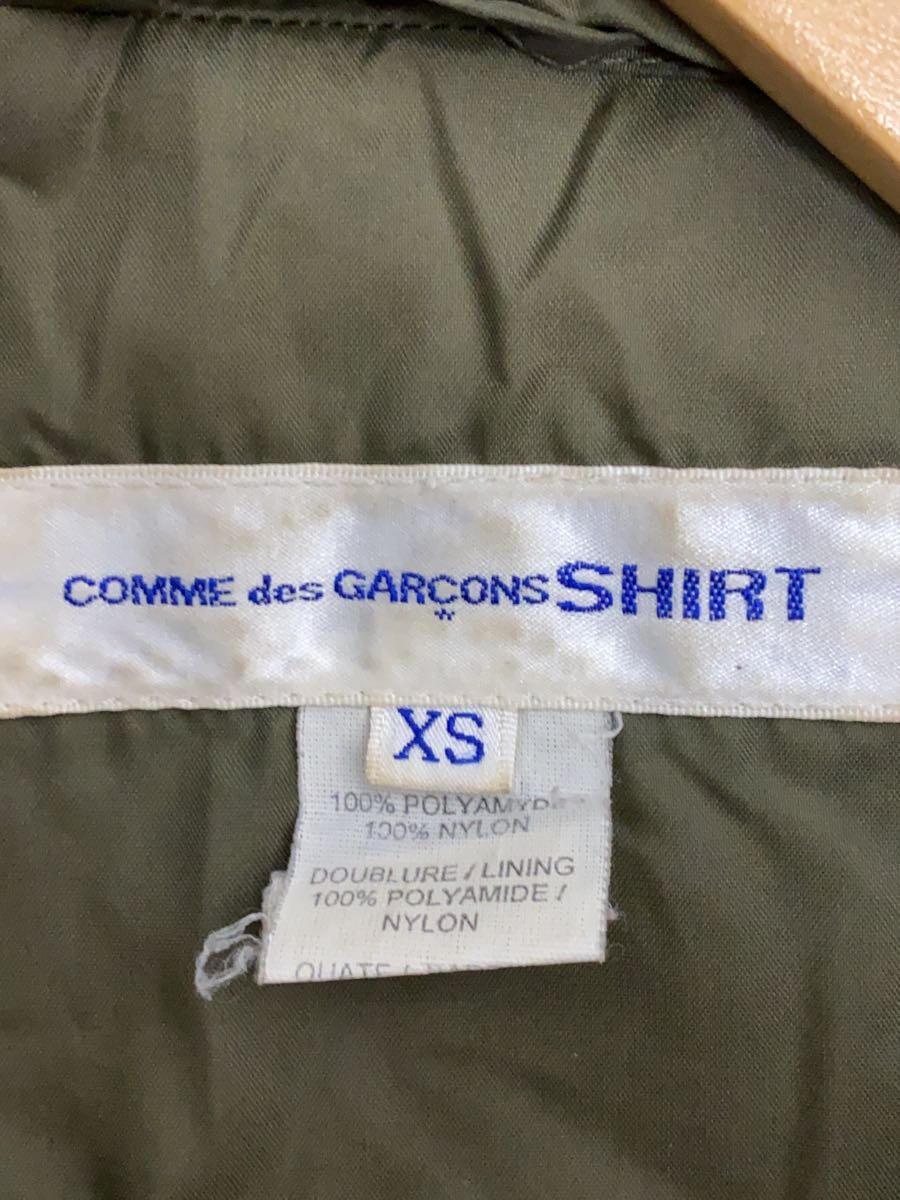 COMME des GARCONS SHIRT◆コムデギャルソンシャツ/09AW/パッチワーク中綿ジャケット/ジャケット/XS/ナイロン/KHK_画像3