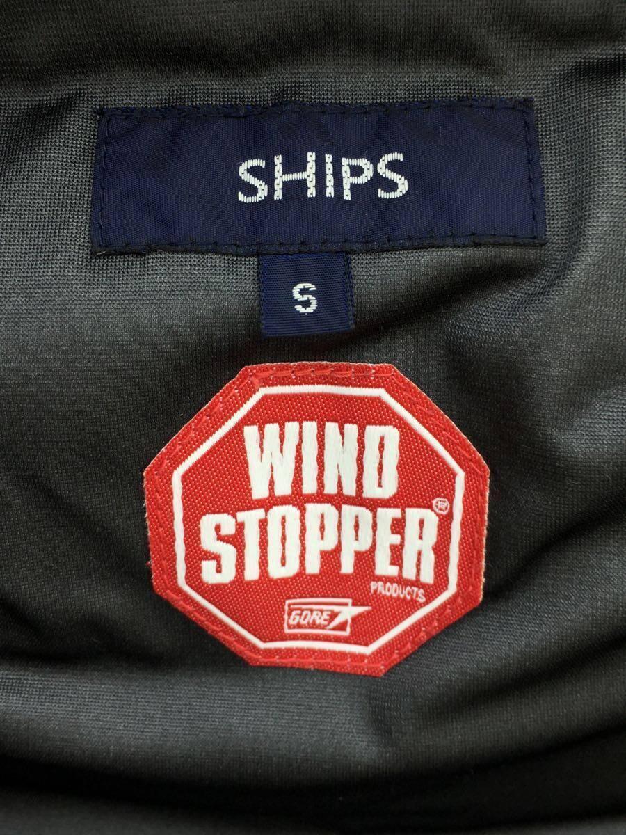 SHIPS◆ダウンベスト/S/ウール/GRY/WINDSTOPPER/FINESTDOWN/フルジップアップ_画像4