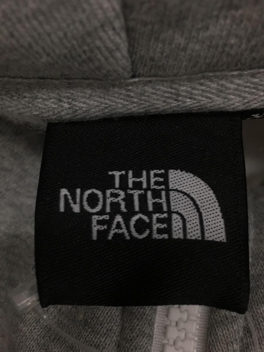 THE NORTH FACE◆ジップパーカー/XL/ポリエステル/GRY/無地_画像3