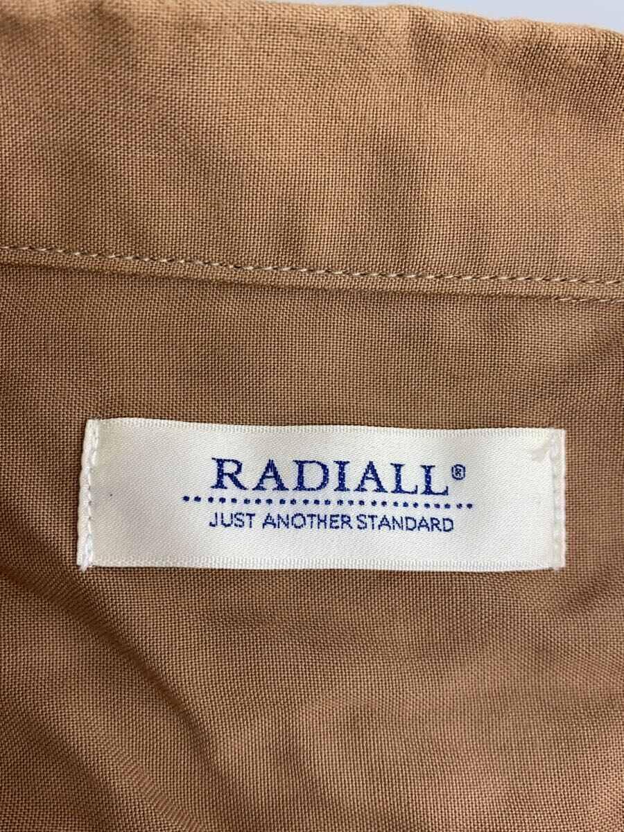 RADIALL◆レーヨンシャツ/長袖シャツ/M/レーヨン/BEG/RAD-18AW-SH005_画像3