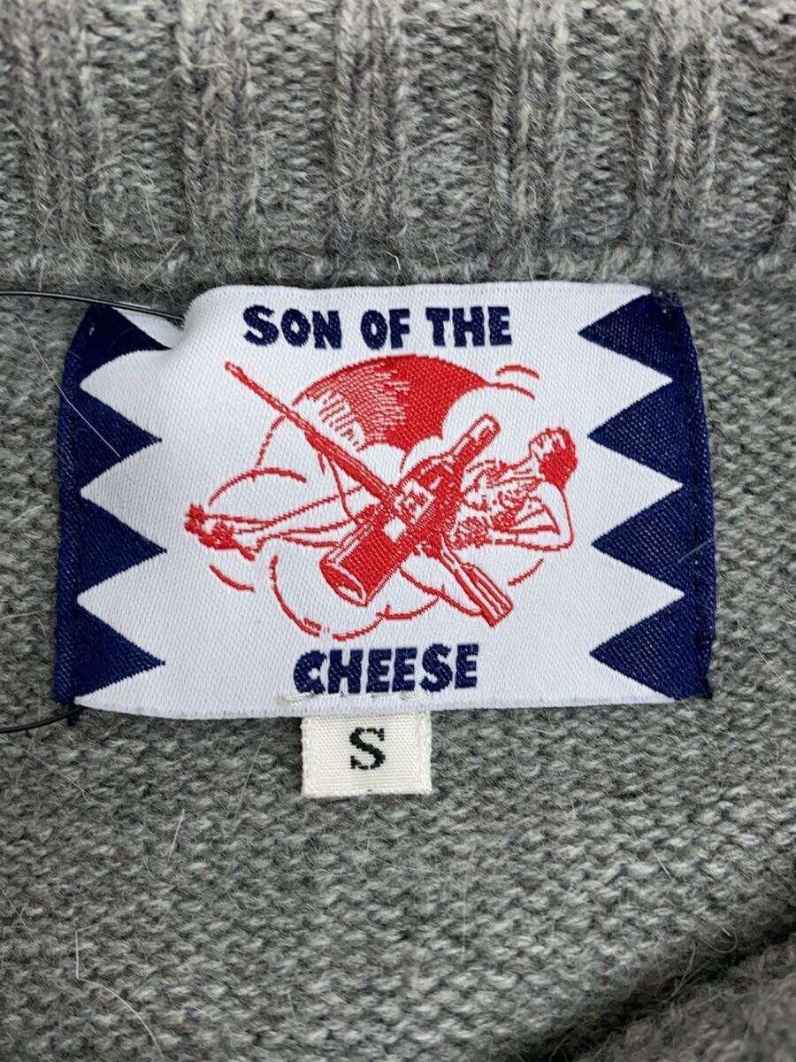 SON OF THE CHEESE◆セーター(薄手)/S/ウール/GRY/SC1520-KN03_画像3