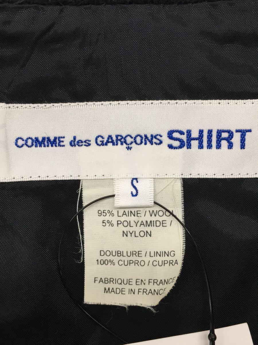 COMME des GARCONS SHIRT◆ダブルライダースジャケット/S/ウール/BLK/W19138_画像3