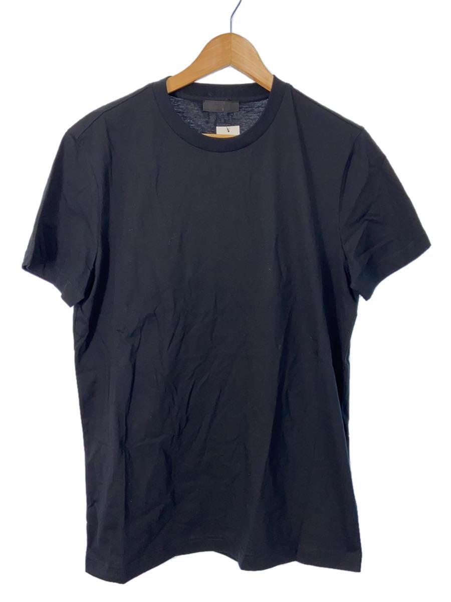 PRADA◆Tシャツ/L/コットン/BLK/無地