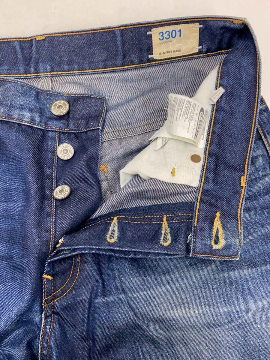 G-STAR RAW◆ボトム/34/コットン/IDG/3301_画像3