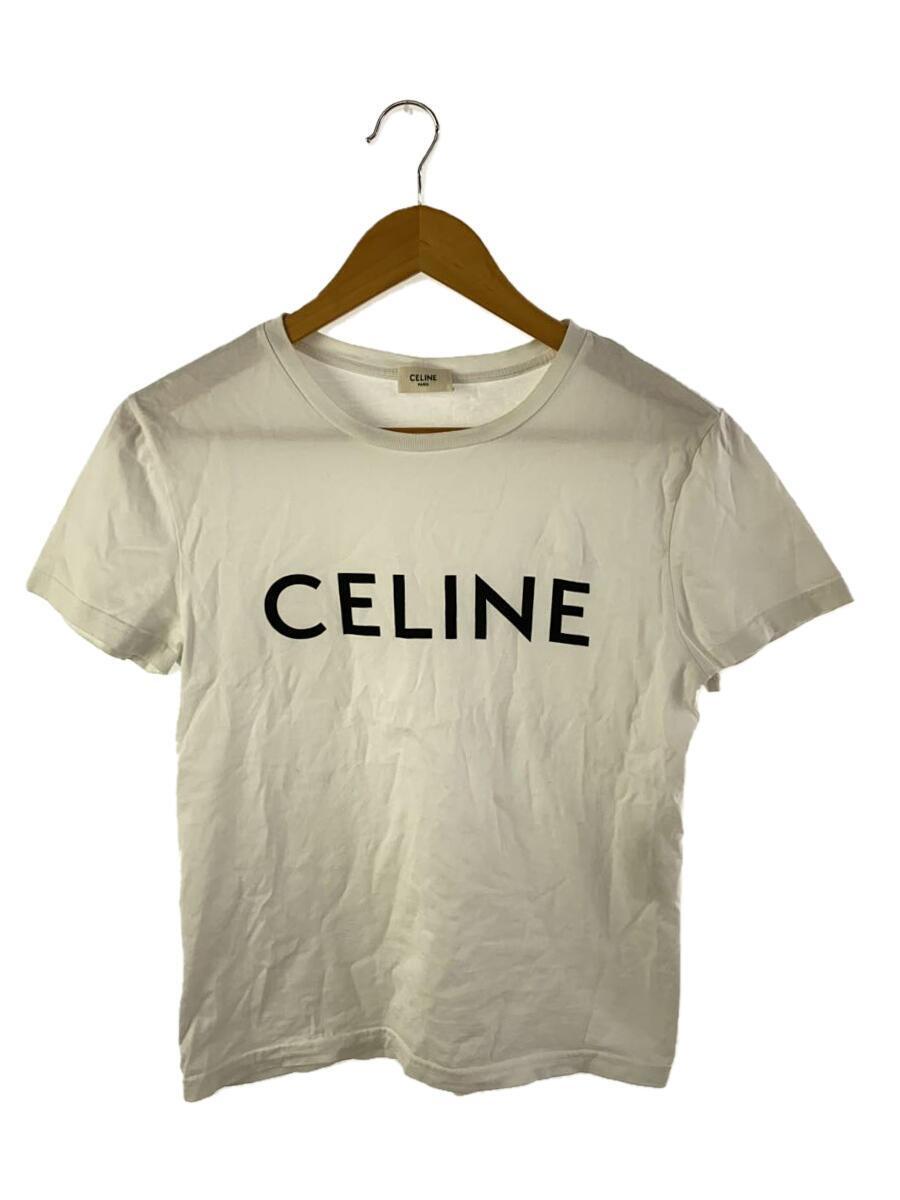 CELINE◆Tシャツ/S/コットン/WHT/2X308916G