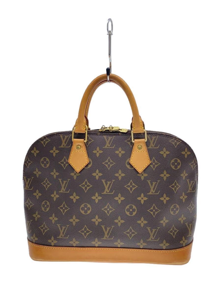 LOUIS VUITTON◆アルマ_モノグラム・キャンバス_BRW/PVC/BRW_画像1