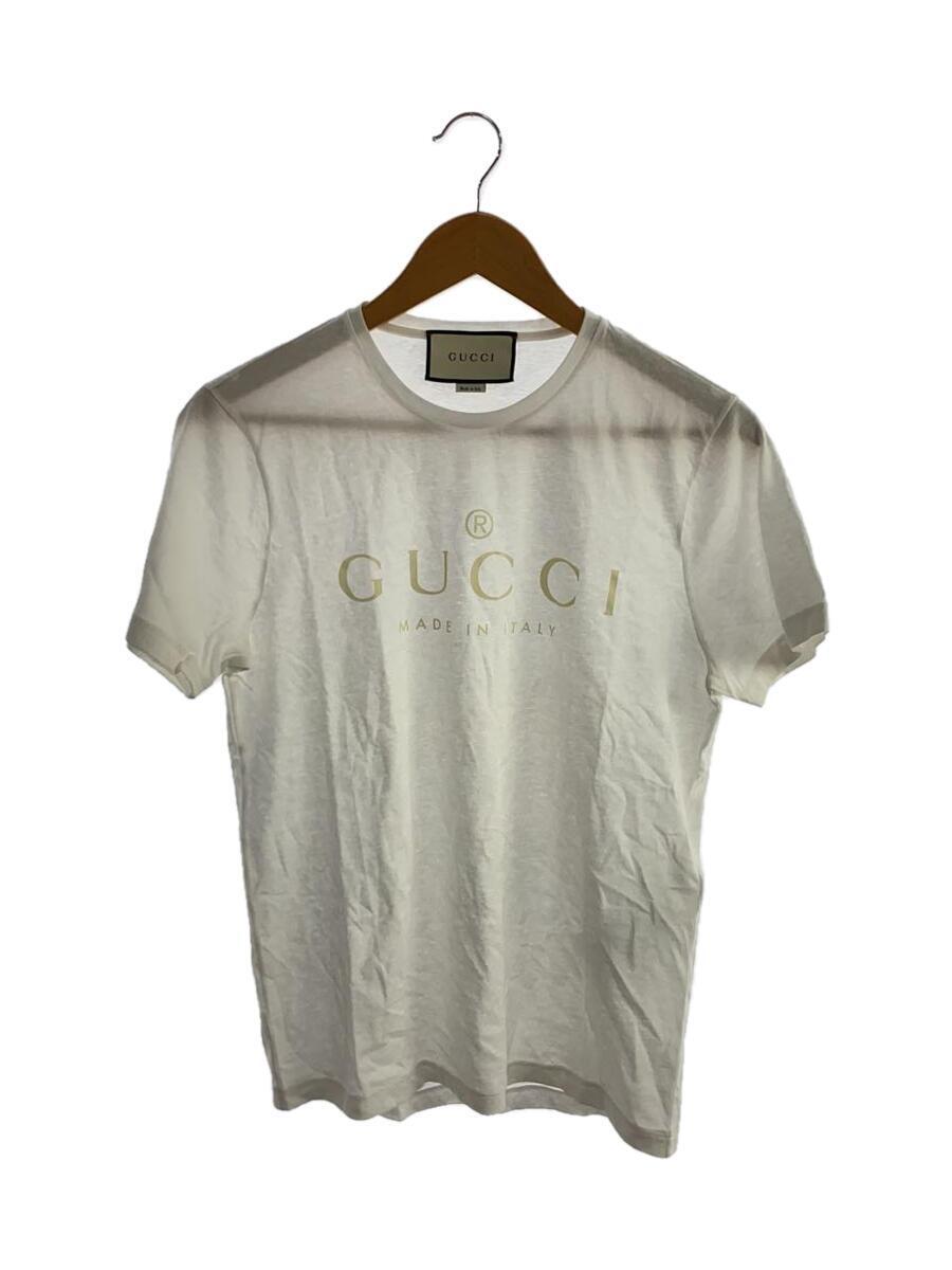 GUCCI◆Tシャツ/-/コットン/WHT/441685-X3A80