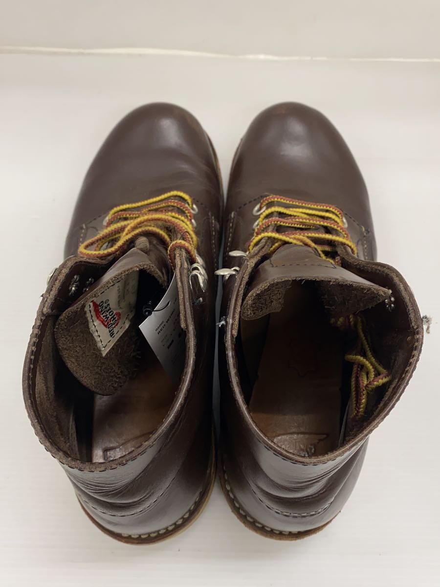 RED WING◆ブーツ/23.5cm/BRW/レザー_画像3