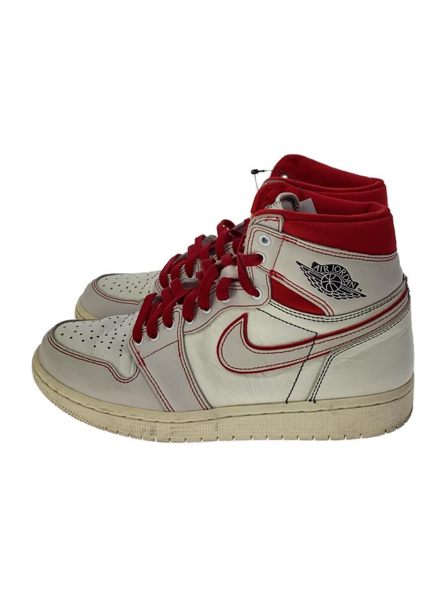 NIKE◆AIR JORDAN 1 RETRO HIGH OG/エアジョーダン1レトロハイ/ホワイト/26.5cm/WHT_画像1