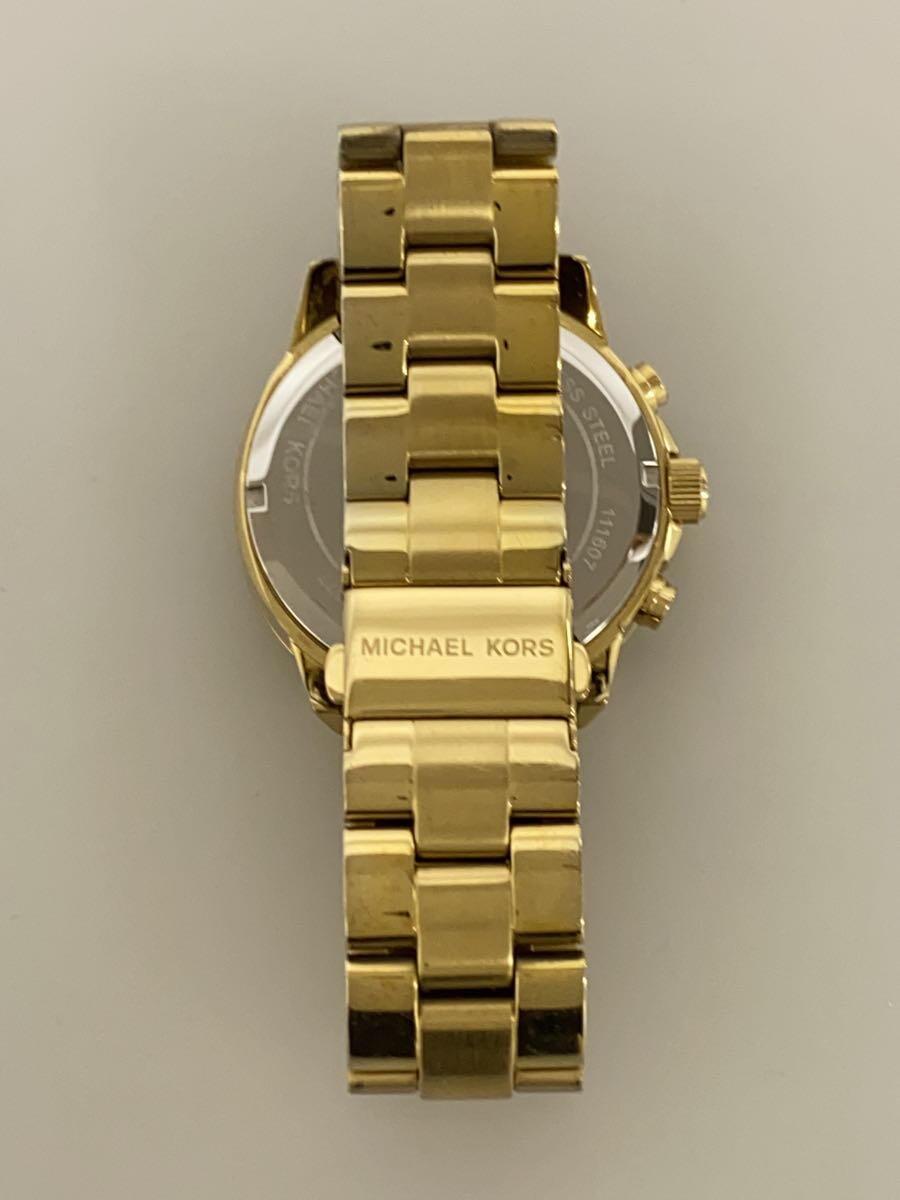 MICHAEL KORS◆クォーツ腕時計/アナログ/ステンレス/GLD/MK-5777_画像5