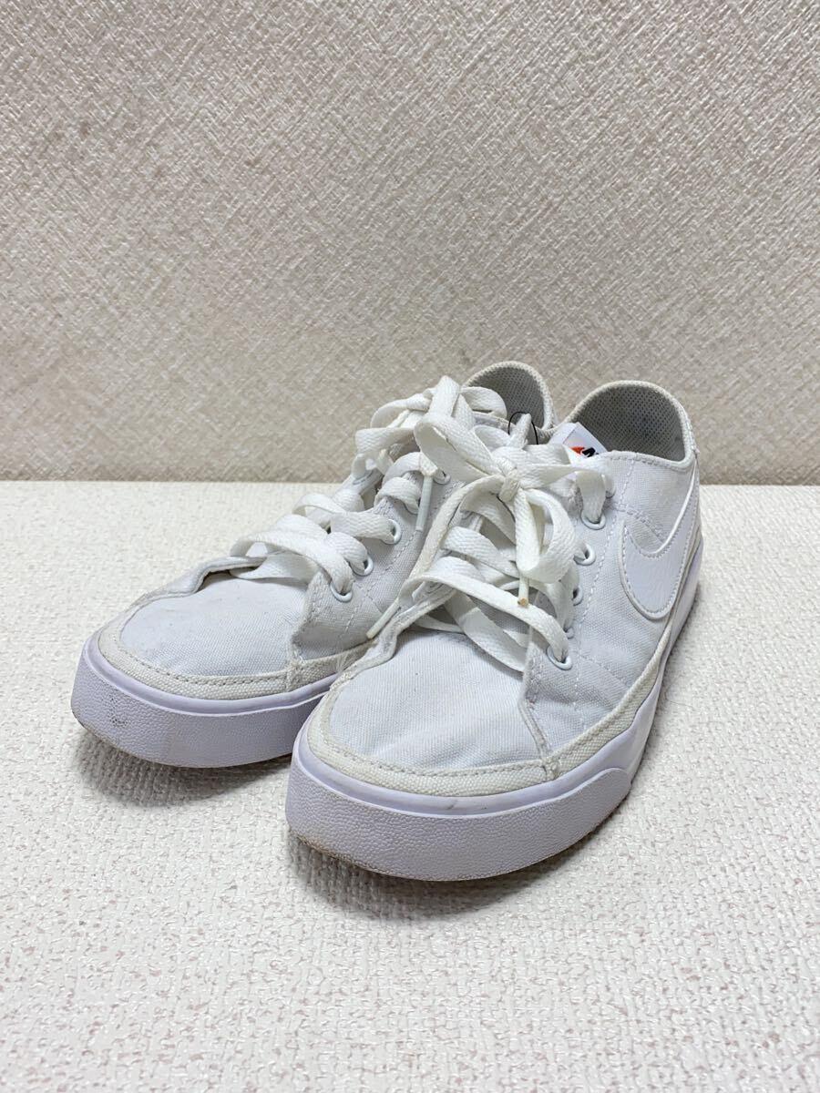 NIKE◆ローカットスニーカー/23.5cm/WHT/キャンバス/CZ0294-100_画像2