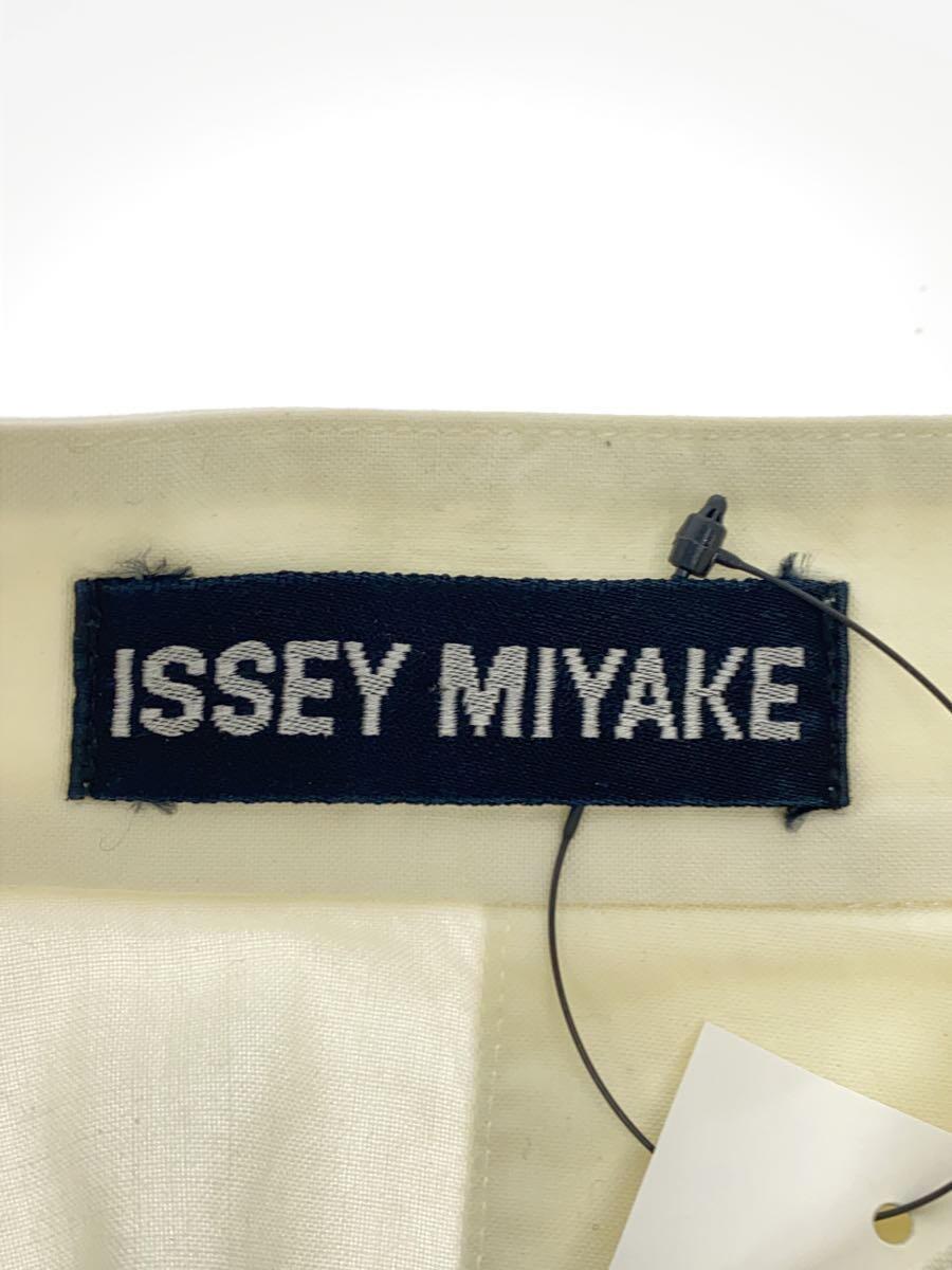 ISSEY MIYAKE◆長袖シャツ/-/コットン/WHT/90s/黒タグ_画像3