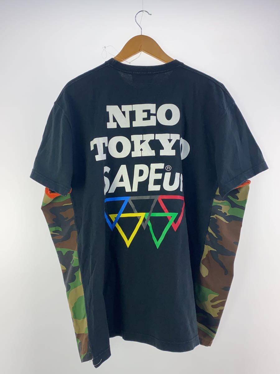 A Elegantes SAPEur◆デニスロッドマン/NEOTOKYO/Tシャツ/XXL/コットン/ブラック_画像2