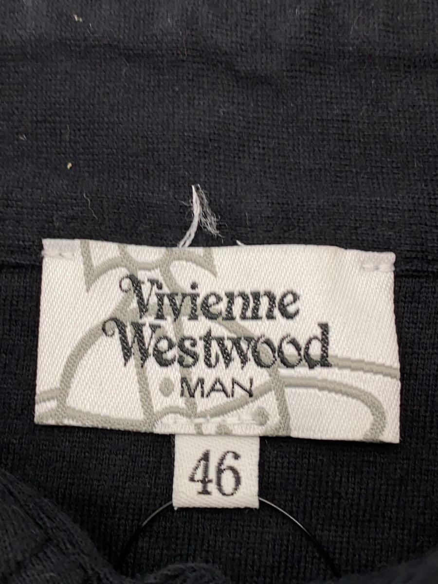 Vivienne Westwood MAN◆ポロシャツ/46/コットン/BLK/4145-8491_画像3