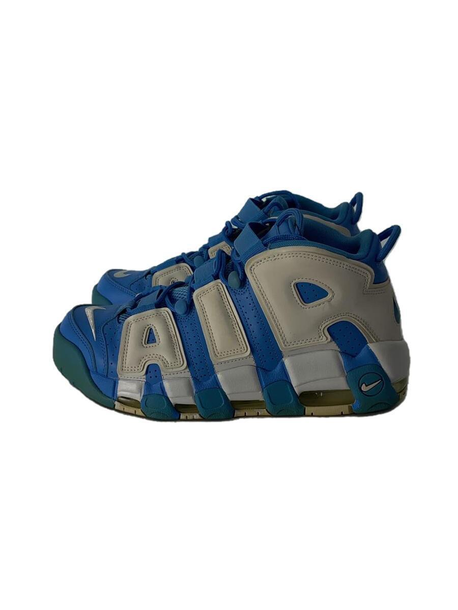 NIKE◆AIR MORE UPTEMPO 96/エアモアアップテンポ/ブルー/921948-401/27cm/BLU/レサ_画像1