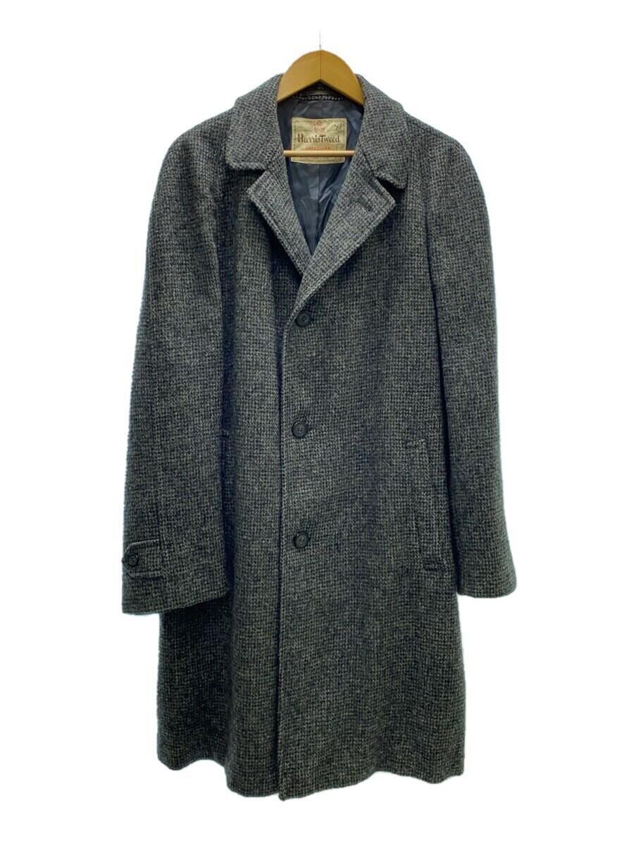 HARRIS TWEED◆コート/Richman BROTHERS/ウール/GRY